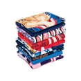 thumbnail image 5 of Spirit of America Cotton Blend 1776 Party Patriotic Print Quick Dry Beach Towel, 34" x 64", 5 of 6