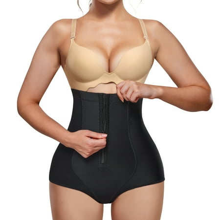 

Molutan Women Butt Lifter Shapewear Panties Waist Trainer Body Shaper Hi-Waist Tummy Control Slim Smooth Panty(Black 3XL)