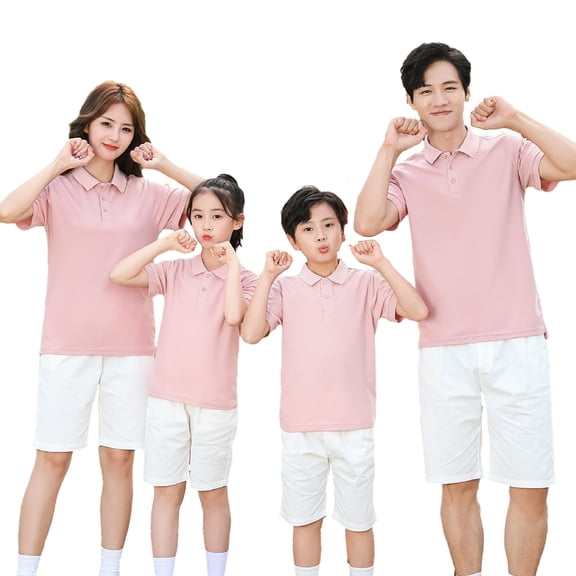 KYAIGUO Teen Kids Boys Girls Lapel Tshirts 7-15 Years Summer Short Sleeve T Shirt Casual Summer Solid Color Tees Shirt Tops for Unisex