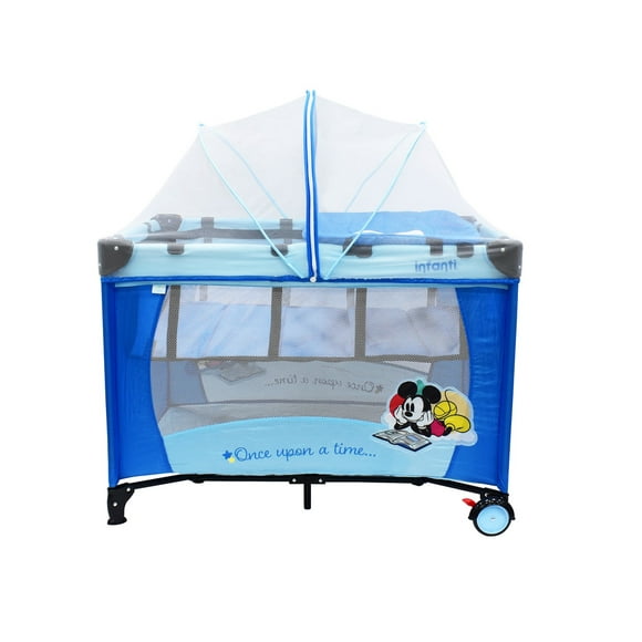 Cuna de viaje Disney Doing My best Mickey Azul