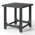 thumbnail image 4 of WestinTrends Outdoor 18" HDPE Square Adirondack Patio Side Table, Gray, 4 of 14