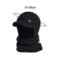 thumbnail image 6 of harmtty Warm 1 Set Men Hat Scarf Solid Color Short Brim Dome Thickened Plush Lining Coldproof Winter Stretch Knitted Hat Outdoor Wear Khaki, 6 of 8
