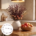 thumbnail image 4 of Artificial Berry Picks Faux Fall Berry Stems Flexible Wire Decoration Vase Centerpiece Wreath Farmhouse Mantel Thanksgiving Halloween Home Decor DIY Floral Arrangement Holiday Display, 4 of 6