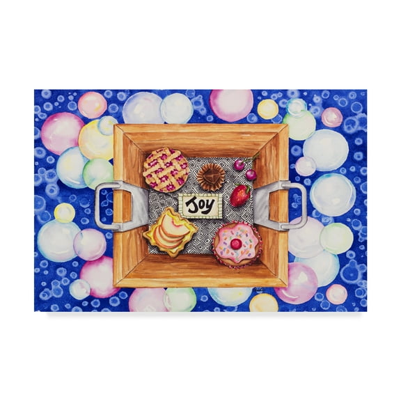 Trademark Fine Art 'Joy Desserts' Canvas Art by Charlsie Kelly