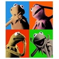 thumbnail image 2 of Junior's The Muppets Kermit Pop Poster  Graphic Tee White 2X Large, 2 of 3