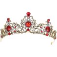 thumbnail image 1 of Wedding Crown Rhinestone Crown Bridal Crown Headband Bride Headdress Fashionable Hair Accessory, 1 of 8