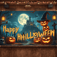 thumbnail image 4 of Pumpkin Decoration Happy Halloween Outdoor Decoration Haunted House for Halloween Party Outdoor Event Autumn Celebration, 4 of 9