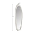thumbnail image 3 of Meridian Furniture Holland White Polyresin Mirror, 3 of 6