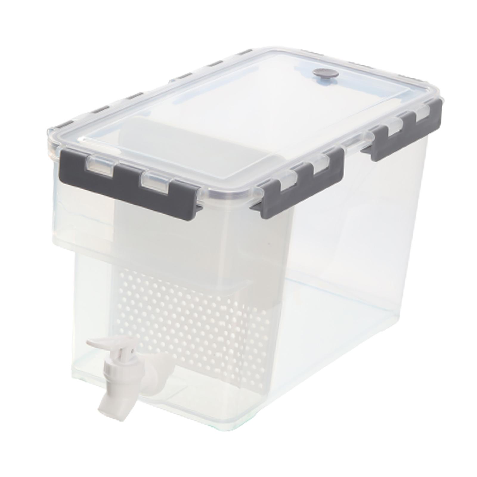 Distributeur D'eau 6L Avec Robinet Pour Frigo – En Plastique ABS/PP – Carafe Réfrigérante Pour Boissons Froides Ou Chaudes