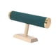 thumbnail image 4 of Organizador de pulseras, soporte para barra, vitrina, soporte multifuncional para pulseras de arpillera. franela verde, 4 of 9