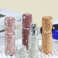 thumbnail image 6 of 10ml Crystal Perfume Spray Bottle Travel Refillable Bottles Mini Potable Bling Glitter Empty Cosmetic Containers Atomizer Bottle-Light Blue, 6 of 10