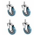 thumbnail image 1 of Rueda giratoria de 4 piezas, volante de tornillo de 3 pulgadas, polea de accesorios de rueda pequeña (sin freno) TUNC Sencillez, 1 of 5