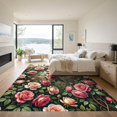 thumbnail image 3 of ODIKA 6'x9' Machine Washable Non-Slip Area Rug, Cottagecore Blush Pink High Traffic Rug, Pink, 999180, 3 of 7
