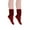 Bordeaux, variant on Women's Extra Long Slouch Socks Knee High Cotton Blend Pack of 2 Shoe Size 5-10 Retro 80s Style (Golden Rod)