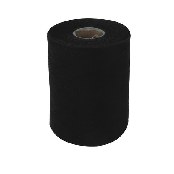 KAJNBN Tulle Roll 6 Inches x 100 Yards for Wedding Decorations and Diy Projects Black 1Pcs