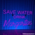 thumbnail image 4 of Glowneon Save Water Drink Margaritas Neon Sign, Margarita Led Sign, Bar Club Decor, Margarita Sign, 4 of 5