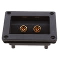 thumbnail image 1 of Conectores de Subwoofer Sunnimix DIY Stereo Screw Cup 2 Vías Terminal Binding Post de Pared Paquete de 2 Negro, 1 of 8