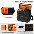 thumbnail image 2 of Funda de transporte para micrófono inalámbrico PGmoon con 6 ranuras y acolchado, 2 of 7