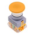 thumbnail image 4 of LOVIVER 4X 22mm Emergency Stop Mushroom Head Push Button Box Reset Waterproof Yellow, 4 of 7