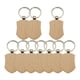 thumbnail image 2 of Llavero en blanco BLESIY 10 piezas madera 32x43mm Estilo B, 2 of 8