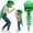Green, variant on Plush Dinosaur Skeleton Halloween Costume - Wearable Spinosaurus Skull Mask & Spine Tail - Silly Dino Dress Up Outfit - Funny Prehistoric Party Cosplay
