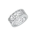 thumbnail image 1 of KATARINA Diamond Accent "Fleur de lis" Fashion Ring in 10K White Gold (G-H, I2-I3), 1 of 2