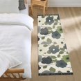 thumbnail image 3 of Yayeee Runner Rug for Bedroom 2'x6' Machine Washable Hallway Non Slip Mat, Navy Flower, 3 of 8