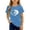 V160-Light Blue, variant on WhouRiu Girls Fashion Graphic Tees Kids Short Sleeve Crew Neck Tshirt Comfortable Cute Casual Summer T Shirts,3-4 Years