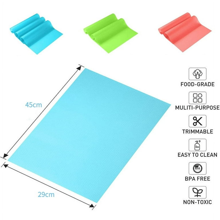 4pcs Plastic Placemat Refrigerator Liners Mats Washable Refrigerator Mats  Liner Waterproof Oilproof Fridge Liners For Shelves Cover Pads For Freezer  Glass Shelf Cupboard Cabinet Drawer - Home & Kitchen - Temu United
