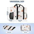 thumbnail image 2 of FORMRS Tote Bag for Women Large Capacity Canvas Travel Foldable Carry On Shopping Handbag, Ghost Design, 2 of 8