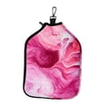 thumbnail image 3 of Neoprene Paddle Cover, Racket Sleeve, Premium Durable with Metal Buckle Pickleball Head Cover with Storage Pocket Pink, 3 of 10