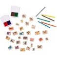 thumbnail image 2 of Juego de 30 Sellos Deluxe Animales Melissa & Doug con 2 Almohadillas Lavables y 6 Marcadores Hermosos Diseños Madera Infantil Melissa & Doug MD-1285334, 2 of 2