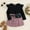 Black, variant on Toddler Little Girl Fall Winter Outfit Long Sleeve Ruffle Knit Pullover Shirt Top Mini Skirt with Belt Bag 3 Piece Clothes Set for Family Gathering Black(12 Months-5 Years)
