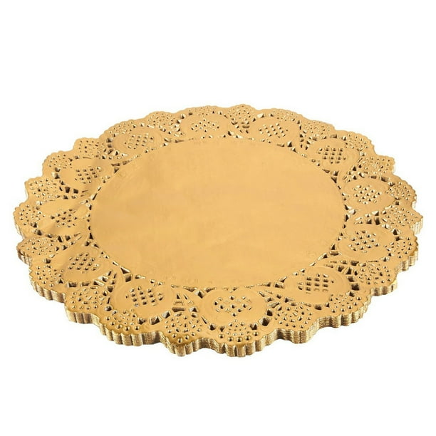 60Pack 12Inch Paper Doilies, Round Paper Lace Placemats for Cakes