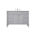thumbnail image 3 of Elegant Kitchen and Bath 48 inch Single bathroom vanity in grey, 3 of 8
