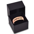 thumbnail image 3 of Tungsten Graduating Class Of 2019 Engraved Love Mom Band Ring 7mm Men Women Comfort Fit 18k Rose Gold Dome Polished, 3 of 4