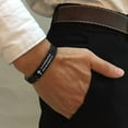 thumbnail image 4 of VNOX Classic Watch Strap Bracelet-Engraved Inspirational Christian Faith Bible Verse Quote Wristbands Elegant Link Bracelet Encouragement Gift,Classic Watch Band Strap Design, 4 of 5