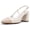 Cream/White, variant on Women's Brooklyn Pointed Toe Slingback Heels