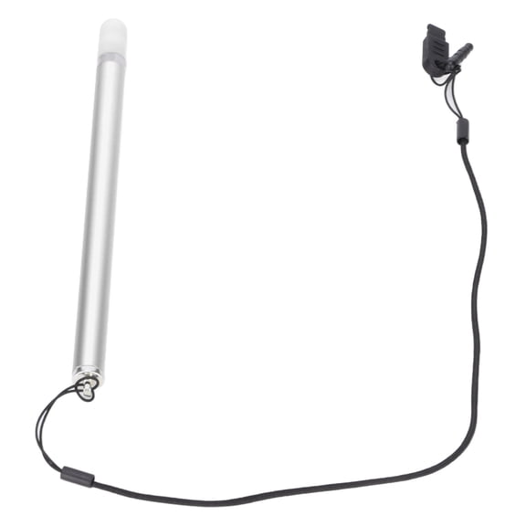 Riousery Capacitive Stylus High Sensitivity Portable Universal Digital Mobile Phone Tablet Touch Pen, Silver, No Battery Required, Extra Tips Included, 6.0 inches / 15.2 cm Length