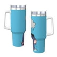 thumbnail image 3 of Eeyore 40 OZ Ice Bully Cup with Handle Straw Lid, Double Wall Stainless Steel Insulated Coffee Cup Tumbler, Colorful Mug for Travel Gym Home Outdoor Activities, 3 of 8