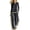 Color Block, variant on Gfyviroh Women's Stylish Fall Outfit Set Color Block Button Front Pullover 2 Piece Sets Long Sleeve Tops with Pants Casual Outfits