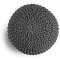 thumbnail image 2 of ZXNYH Pouf Ottoman - Hand Knitted Ottoman Foot Rest, Large Round Pouf, Poufs for Living Room, Bean Bag Ottoman, Floor Pouf, Macrame Chair - 20 Diameter x 14 Height - Mystic Pure Natural, 2 of 4