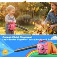 thumbnail image 6 of YCFUN Pink Kids Leaf Blower Toy for Toddlers, Real Working Pretend Play Gardening Tool Set, Outdoor Yard Toy for Toddlers, Boys & Girls, 6 of 7