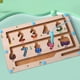thumbnail image 4 of Xihbxyly Historia de La Navegación Laberinto Magnético de Madera para Niños, Juego para Caminar, Tablero de Percepción de Color, Tablero de Percepción Digital, Rompecabezas, Juguete, Regalo de Cumple, 4 of 6