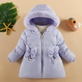 thumbnail image 2 of LUOGENLI Girls Jackets Size 7-8 Lightweight Children's Winter Padded Padded Jacket Thickened Fashion Down Jacket Girls Jackets Size 7-8 Lightweight Light 18-24 Months, 2 of 4