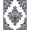 Black, Pattern 3, variant on ODIKA 4'x6' Machine Washable Non-Slip Area Rug, Ethnic Lattice Contemporary Abstract High Traffic Rug, Pink, 558516