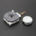thumbnail image 1 of Replacement 3D Analog Joystick with Thumb Stick Grip Button Cap for Nintendo 2DS / 3DS / 3DS XL / 3DS LL (White), 1 of 1
