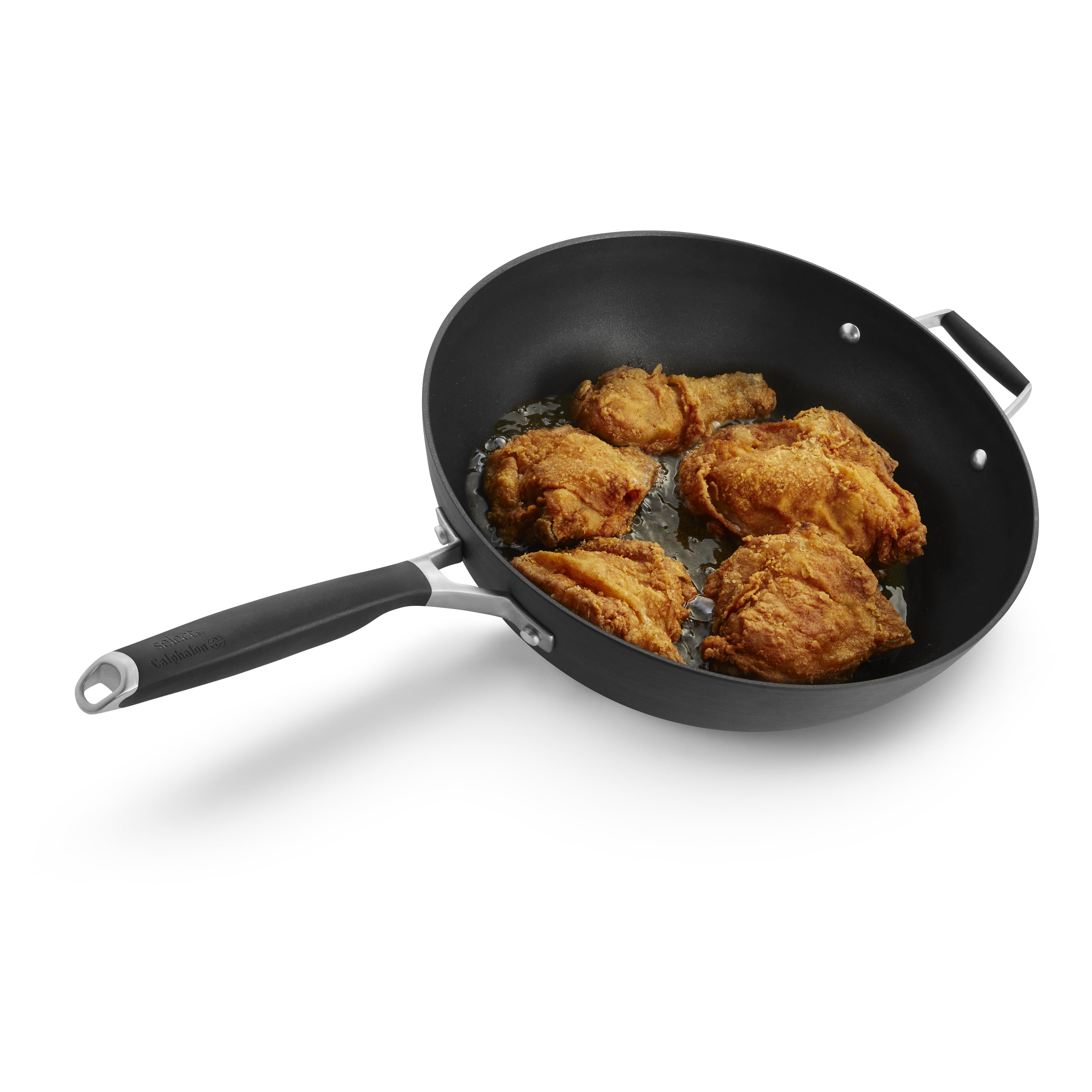 Select by Calphalon Hard-Anodized Nonstick 10-Inch Fry Pan with Cover 