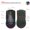 BLACK, variant on MAMBASNAKE x HXSJ T66 Wireless Gaming Mouse, 2.4Ghz Rechargeable Mouse with 6 Programmable Buttons