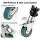 thumbnail image 5 of Juego de ruedas giratorias con soporte en C Selens Heavy Duty de 25 mm con freno, 5 of 6